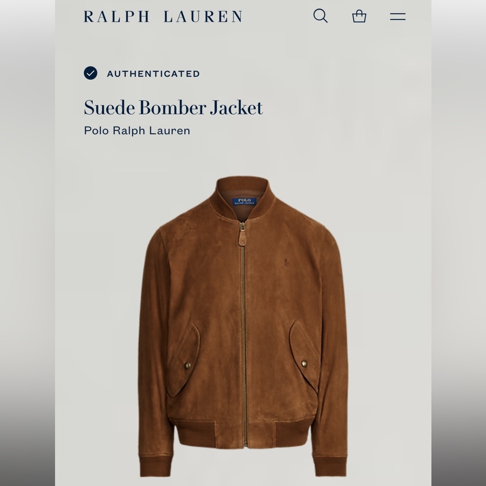 POLO Ralph Lauren Suede Bomber jacket